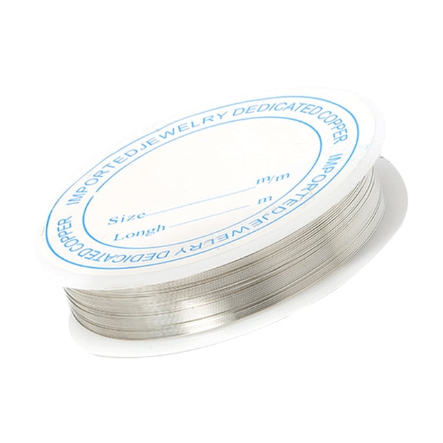 Jewellery Making Cord Bracelets Necklace Earrings Braided Beading Crafts Jewelry Making Threading Wire Beads Threading Fixing String Pendant Professional Silver