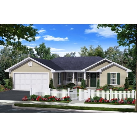 House Plan Gallery HPG-1216 Framed House Plan Blueprints (Set of 5)