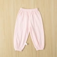 thumbnail image 6 of Esaierr Toddler Boy Girl Casual Basic Plain Soft Pant 6M-5T Baby Summer Fall Comfy Cotton Linen Bloomers Pants, 6 of 9