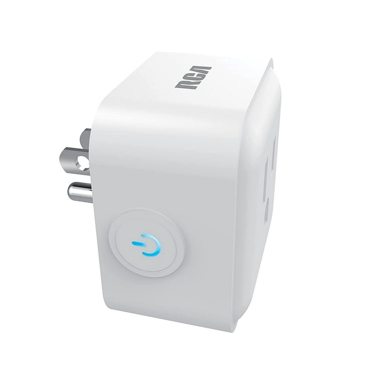 Smart Plug 15A WiFi&Bluetooth Outlet Extender Dual Socket Plugs