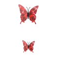 thumbnail image 7 of 3D Red Butterfly Wall Stickers 24pcs Removable Valentine's Red Rose Butterfly Stickers Wall Decal Butterfly Wall Decals for Home Decoration Wedding Bedroom Decor Living Room Sticker, 7 of 7