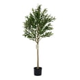thumbnail image 3 of Árbol Artificial de Olivo, Planta Sintética para Decoración de Interiores (153 CM), 3 of 4