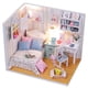 thumbnail image 1 of Casa DIY Casa de muñecas en miniatura Casa de muñecas de madera DIY con muebles Juguete para niños Regalos creativos para niños mayores de 14 años Adultos Amigos Familia Meterk Casa DIY, 1 of 7