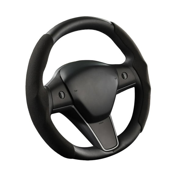 Yeacher 3 Model Anti-fur Tesla Steering Wheel Cover For Tesla Model 3 Model Y Model
