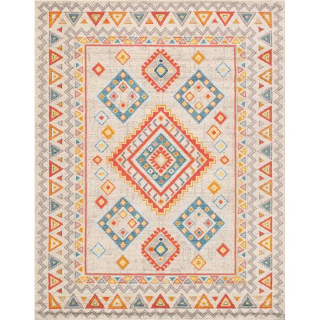 Pasargad Home PD-475B 8X10 8 x 10 ft. Aldora Design Power Loom Area Rug, Beige