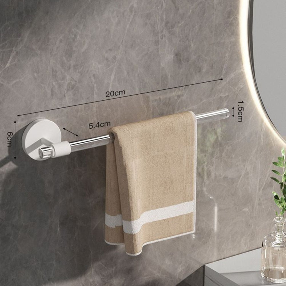  Clear Towel Racks Bathroom Wall Shelf,Acrylic Bathroom