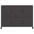thumbnail image 4 of vidaXL Buffet Noir 100,5x39x72 cm Acier, 4 of 5