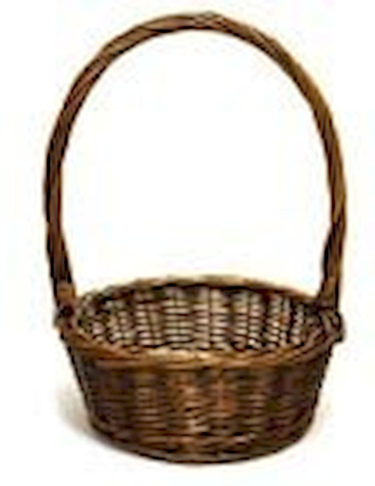Round With Handle Woven Basket