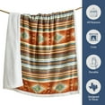 thumbnail image 6 of Hiend Accents Unisex Del Sol Campfire Sherpa Throw - CF1835TH-OS-OC One Size, 6 of 11