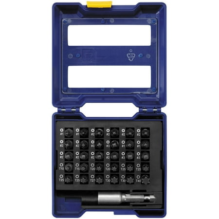 Irwin Screwdriver Bit Set, Tool Steel, 1866985