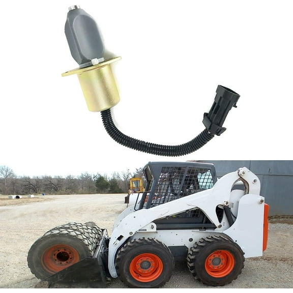 OTTULUR Excavator Fuel Shut Off Solenoid Replacement for Excavator 743 751 753 763 773 Skid Steer Shut Down 6681513