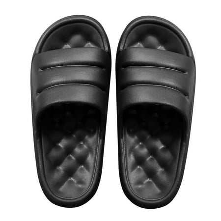 

Lightweight Slippers Comfort Casual Slippers Open Toe Platform Beach Sandals for for Men Women Lightweight Comfort Casual Comfort Casual Slippers Open Toe Platform Beach Sandals Black 44/45