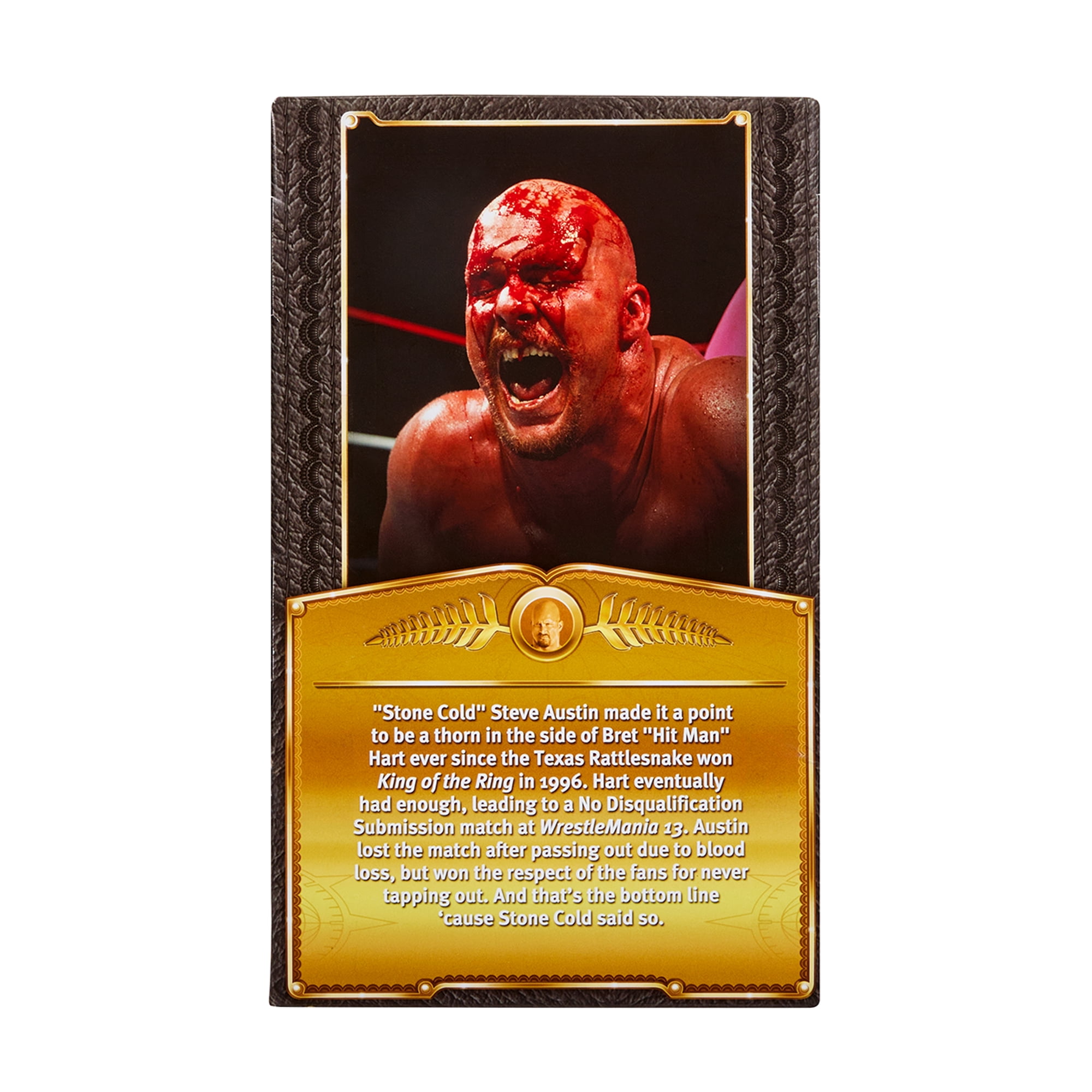 Bloody Stone Cold Steve Austin (WM13) - WWE Defining Moments Ringside Exclusive Mattel WWE Toy Wrestling Action Figure