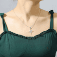 thumbnail image 5 of Collar Y Pulsera Nudo De Bruja 2 pcs rojo/plata, 5 of 5
