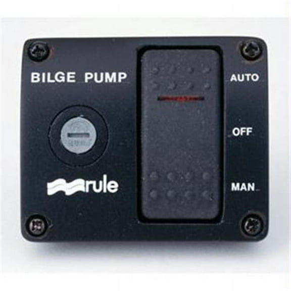 Rule Deluxe 3-Way Lighted Rocker Panel Switch