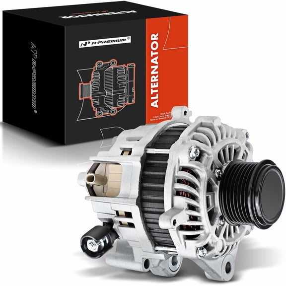 A-Premium Alternator Compatible with Honda Accord 2013-2017 L4 2.4L, Automatic CVT Transmission, 12V 110A Clockwise 7-Groove Clutch Pulley, Replace# 31100-5A2-A02 AHGA88 A005TL0581ZC