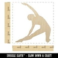 thumbnail image 2 of Yoga Gate Pose Wood Shape Unfinished Piece Cutout Craft DIY Projects - 4.70 Inch Size - 1/4 Inch Thick, 2 of 7