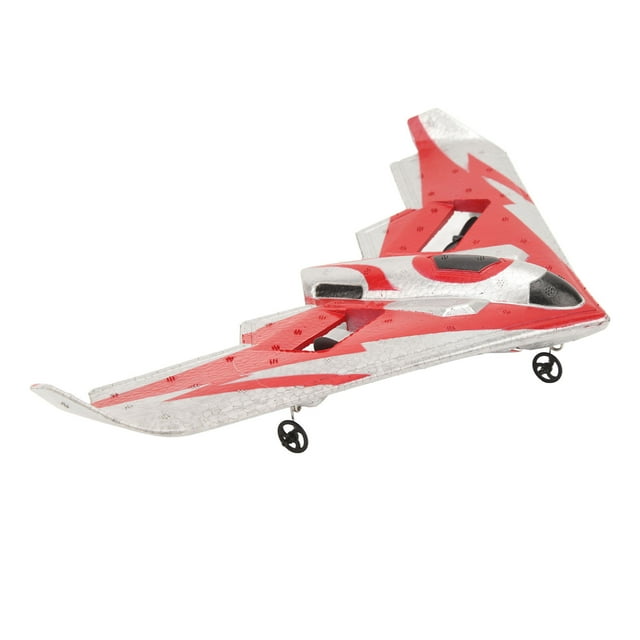 Avión De Control Remoto, Avión RC Potente De 2,4 Ghz De Alta Torsión, Forma Aerodinámica Sin Interferencias Con Luz LED Para Jugar Para Adultos Y Niños