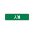 thumbnail image 1 of Ari Girls Children Indoor Outdoor Name Letter Printed Label Wall Plaque Decoration Aluminum Metal Sign 4"x13.5", 1 of 1