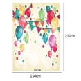 thumbnail image 2 of ABPHOTO Polyester 5x7ft Photography Backdrops Happy Birthday Balloons and Flags Seamless Newborn Baby Children Toddlers Kids Children Happy Birthday Portraits Photo Background Photo Studio Props, 2 of 3