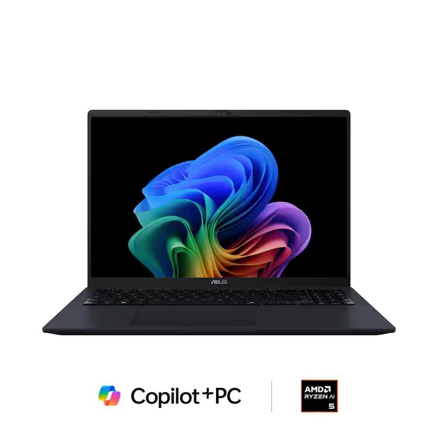 ASUS - Vivobook 16 16" FHD+ Laptop - Copilot+ PC - AMD Ryzen 5 with 16GB Memory - 512GB SSD - Quiet Blue