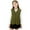 Army Green, variant on WMTBSRSW Girls V Neck Quilted Vest Lightweight Zip up Sleeveless Jackets Casual Solid Padded Waistcoat Warm Winter Outwear 3-4Years