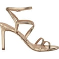 thumbnail image 2 of Sam Edelman Women's Delanie Heeled Sandals Gold Leather 7M, 2 of 5