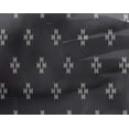 thumbnail image 4 of oneOone Georgette Viscose Fabric Plus Sign Kasuri Decor Fabric Printed BTY 42 Inch Wide, 4 of 4