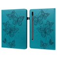 thumbnail image 1 of Pour Samsung Tab S9 S8 S7 Étui Mignon Fleur Papillon Embossé pour Galaxy Tab S8 S9 Couverture 11 Pouces pour Samsung Galaxy S9 Étui pour Tablette Bleu-HD pour Tab S8 11 Pouces, 1 of 6