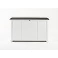 thumbnail image 2 of NovaSolo Halifax Mahogany Wood Buffet with 4 Doors 3 Drawers in White, 2 of 24