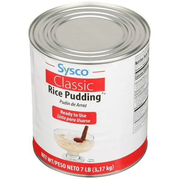 Sysco Classic Rice Pudding | Ready-To-Use | 112oz Can | Kosher