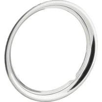 Stainless Steel Trim Beauty Ring Designed to Fit 15 Inch Speedway Motors GM Rally Wheel, 2 Inch Wide, Single