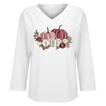 thumbnail image 4 of Blouses for women dressy casual Long Sleeve Polyester and Spandex Soft Clothing XXXL White womens blouses, 4 of 5