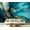 Color7, variant on Peel and Stick Wallpaper Canvas Blue White Stripe Decorative Decor Wave Patterns Repetitive Lines Modern Art Wall Mural Decor Self Adhesive and Removable 100in x 144in