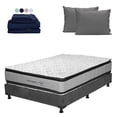 thumbnail image 1 of Colchón Matrimonial Hoff + Box + Almohadas 2Pack + Sábanas Softy, 1 of 8