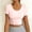 Pink, variant on Women Crop Workout Tops Short Sleeve Basic Y2K Going Out Crew Neck Running Athletic Top for Hiking Summer Fitted Yoga T Shirts,XXL,Pink