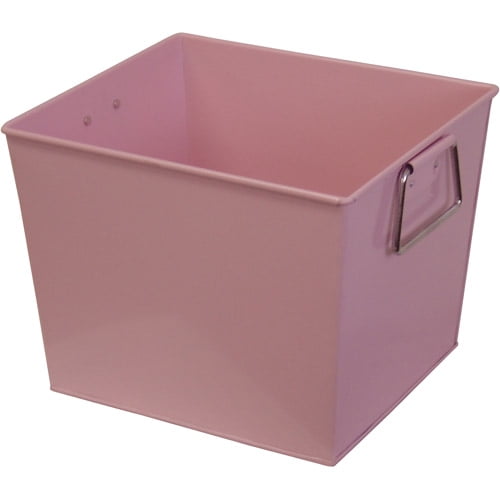 Neu Home Square Metal Bucket, Pink