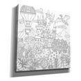 thumbnail image 2 of Epic Graffiti 'Coloring Book Castle' by Epic Portfolio, Canvas Wall Art, 12"x12", 2 of 8