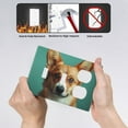 thumbnail image 4 of Cute Corgi Dog Switch Cover Decorative Wall Plate 3-Gang 2-Toggle 1-Duplex Standard Size, 4 of 5