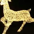 thumbnail image 4 of LuxenHome Outdoor Christmas Reindeer Decor, Lighted Holiday Yard Display with Timer, 4 of 8