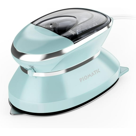 Travel Iron Mini with Steam for Clothes Dual Voltage, Portable Ironing Mane Non-Stick Soleplate, Small Sewing, Quilting and Handcraft