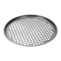 11.5 Inch Stainless Steel Pizza Pan with Holes | Round Mesh Baking Screen & Tray for Even Cooking | Commercial & Home Oven Safe | Restaurant Grade Bakeware