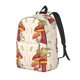 thumbnail image 1 of Disketp Frog Sitting On Mushroom Mochila de Lona Estampada, Mochila Escolar de Viaje Ligera para Estudiantes y Portátil-Small, 1 of 5
