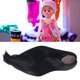 thumbnail image 5 of Peluca De Pelo De Muñeca, Estilo Fácil, Sensación Brillante, 1/3, Peluca De Muñeca Articulada Con Bola Para Niños Para Jugar ANGGREK Negro, 5 of 8