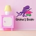 thumbnail image 3 of Children Active Cartoon Wall Decal Decoration Sea Life Octopus Cartoon Design for Kids Room Lasts Years and Easily Removable - Size: 30 In(W) x 24 In(H), 3 of 5