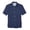 Navy, variant on GobdXE Solid Short Sleeve Button Down Collared Shirt with Left Chest Pocket Unisex Kids Back to School Uniform Casual Dress Tops for Boys Girls 5-6 Years,Beige