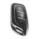 thumbnail image 1 of Funda de Llave de Coche de TPU Silicona con Borde en Tono Gris Plateado para MG para MG4 para MG5 para MG6 para MG ZS EV HS EHS ZX GT - Funda de Control Remoto de 3 Botones, 1 of 6