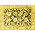 thumbnail image 1 of Ahgly Company Indoor Rectangle Persian Yellow Traditional Area Rugs, 8' x 12', 1 of 4