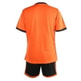 thumbnail image 2 of Traje de fútbol de verano, traje de fútbol de manga corta de competición para hombre adulto de verano, ropa de entrenamiento de fútbol, rendimiento finamente ajustado, 2 of 8