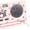 Pink, variant on 2-in-1 Electronic Drum & Piano Keychain with Recording Function, Instrument,Creative Gifts for Musicians